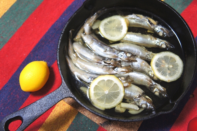 ししゃもアヒージョ